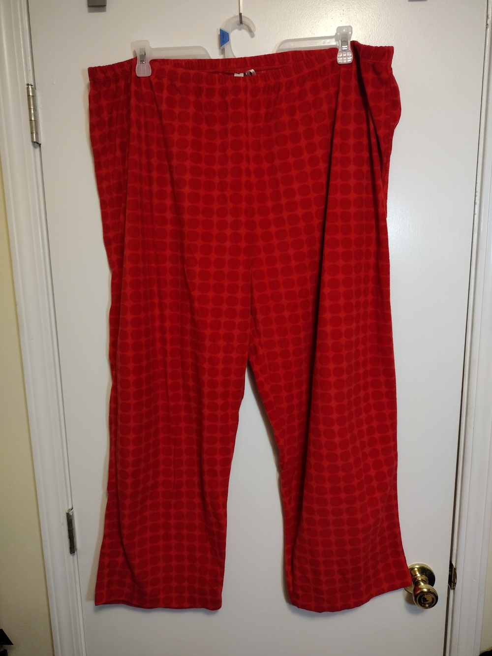 Red Fleece Pajama Pants